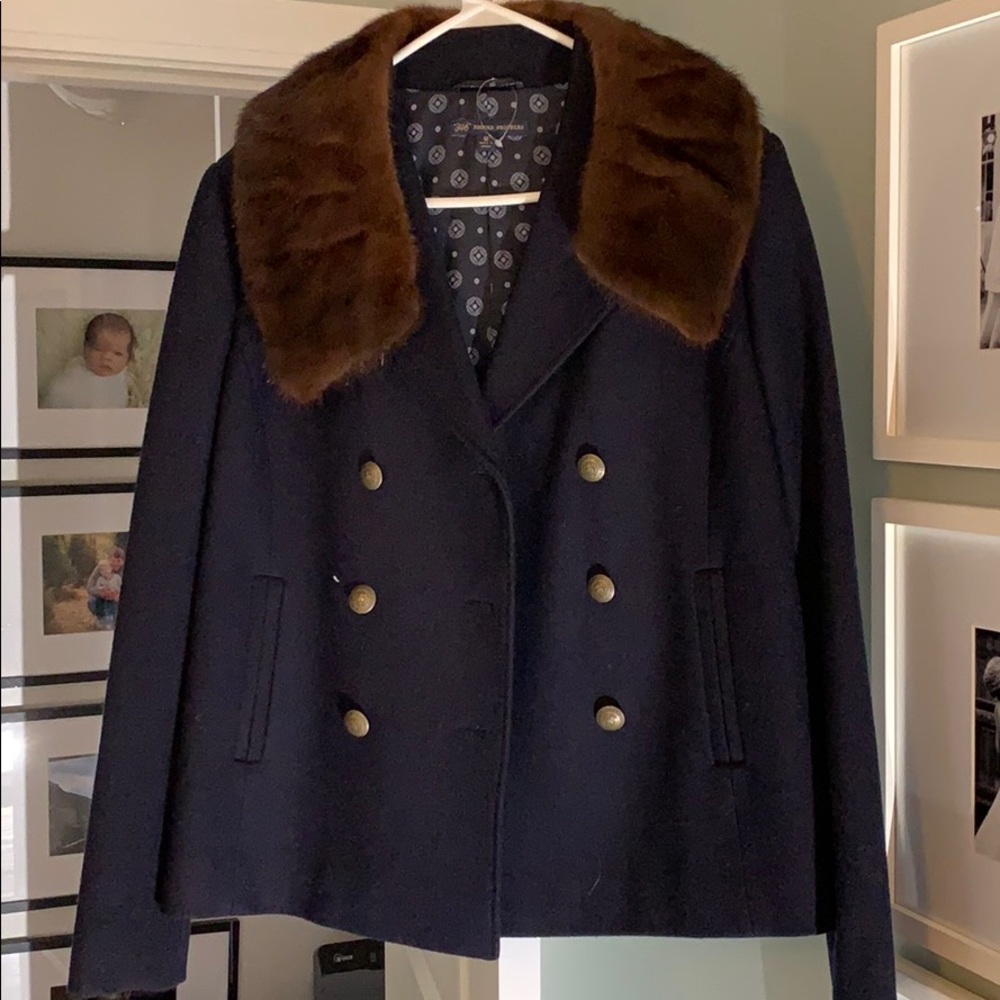 Brooks Brothers Navy pea coat